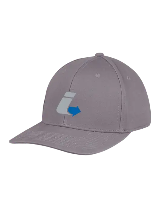 Premium Modern Structured Twill Charcoal Snapback Cap w/Impact Logistics Logo