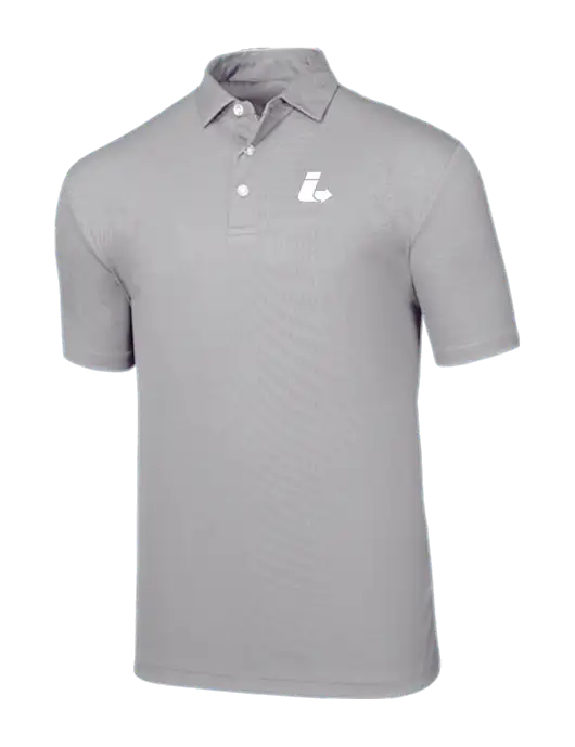 Callaway Birdseye Light Grey Polo w/Impact Logistics Logo