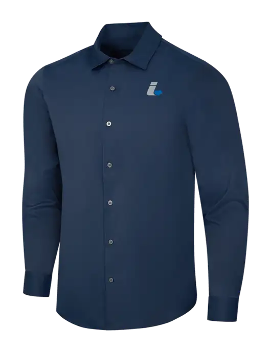 Navy City Stretch Shirt w/Impact Logistics Logo