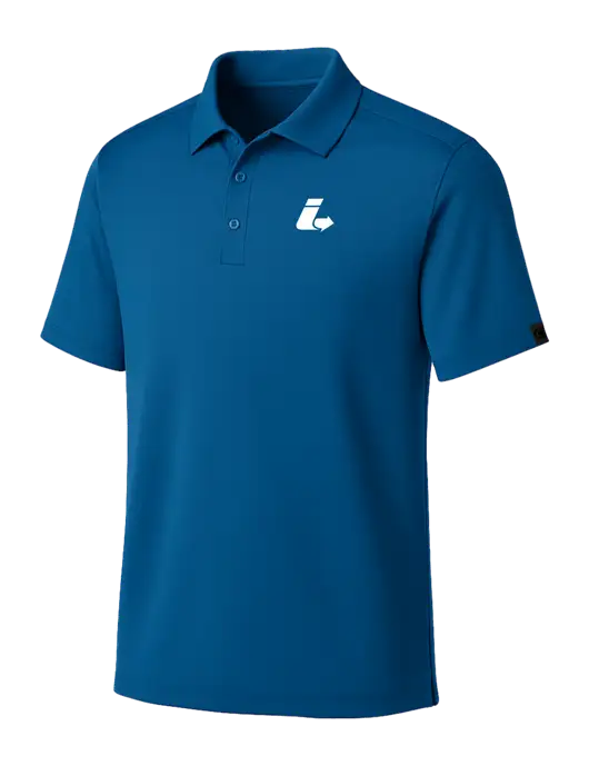 OGIO Royal Blue Framework Polo w/Impact Logistics Logo