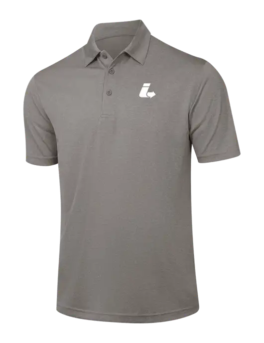 Medium Grey Heather Contender Polo w/Impact Logistics Logo
