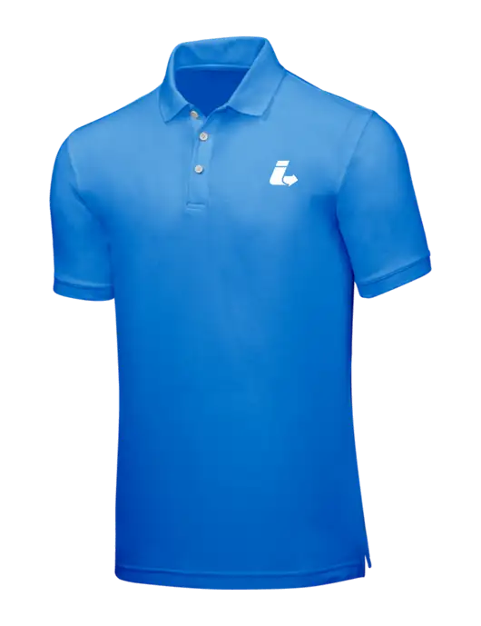 Light Royal Blue Core Classic Pique w/Impact Logistics Logo
