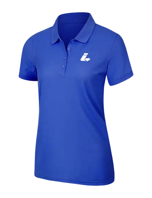 Dark Royal Womens Core Classic Pique Polo w/Impact Logistics Logo