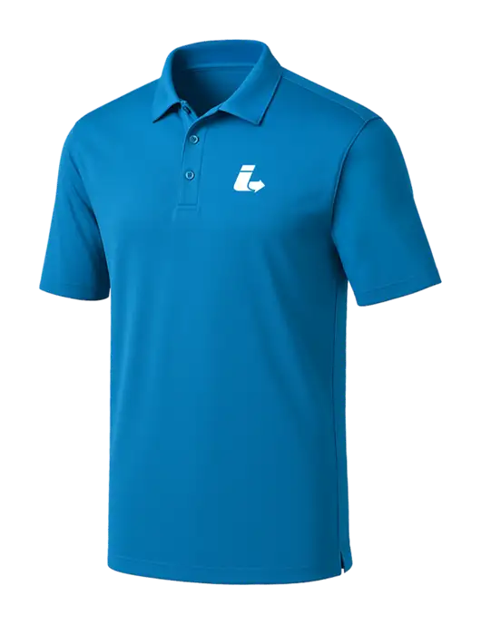 Royal Blue Silk Touch Performance Polo w/Impact Logistics Logo