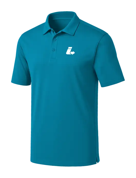 Sapphire Blue Silk Touch Performance Polo w/Impact Logistics Logo