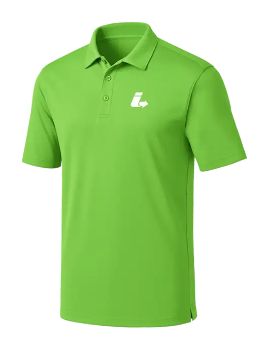 Light Kelly Green Silk Touch Performance Polo w/Impact Logistics Logo
