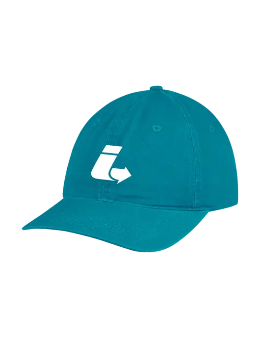Garment Washed Unstructured Twill Sapphire Cap w/Impact Logistics Logo
