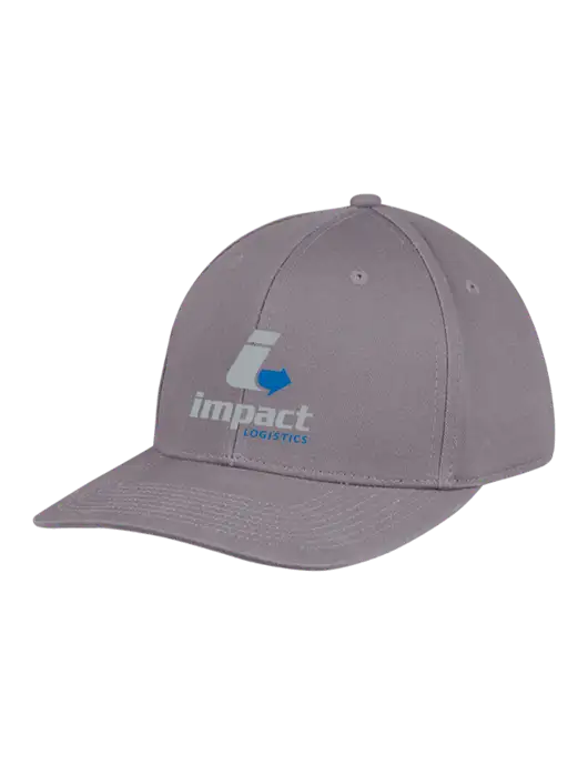 Premium Modern Structured Twill Charcoal Snapback Cap w/Impact Logistics Logo