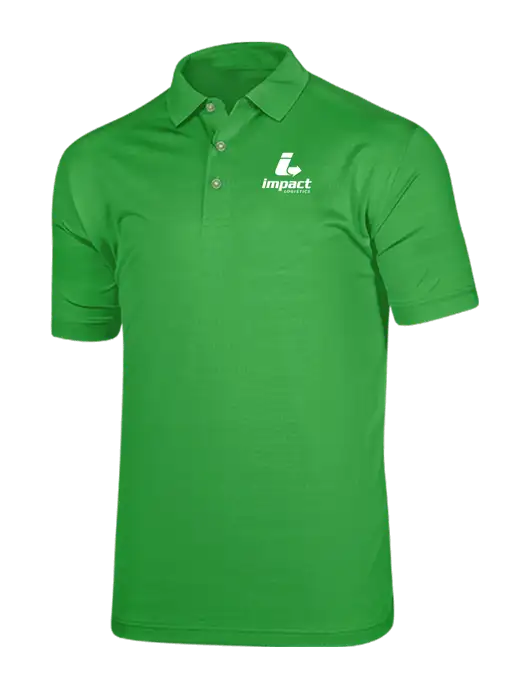 Callaway Vibrant Kelly Green Ventilated Polo w/Impact Logistics Logo