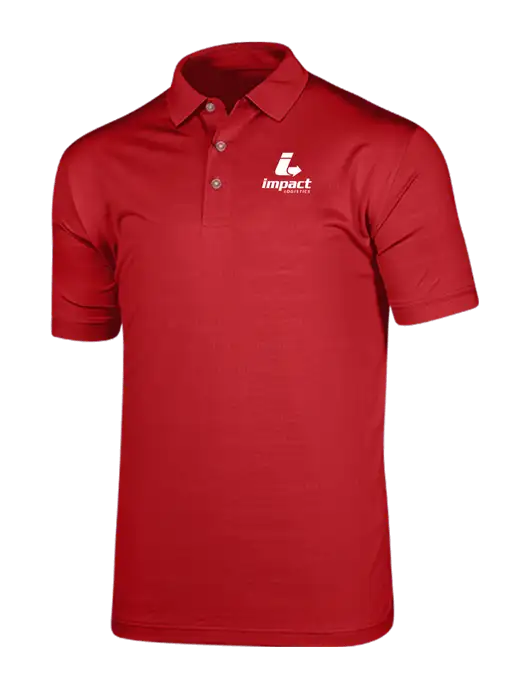 Callaway Vibrant Red Ventilated Polo w/Impact Logistics Logo