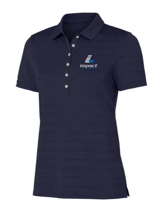 Callaway Womens Navy Ventilated Polo w/Impact Logistics Logo