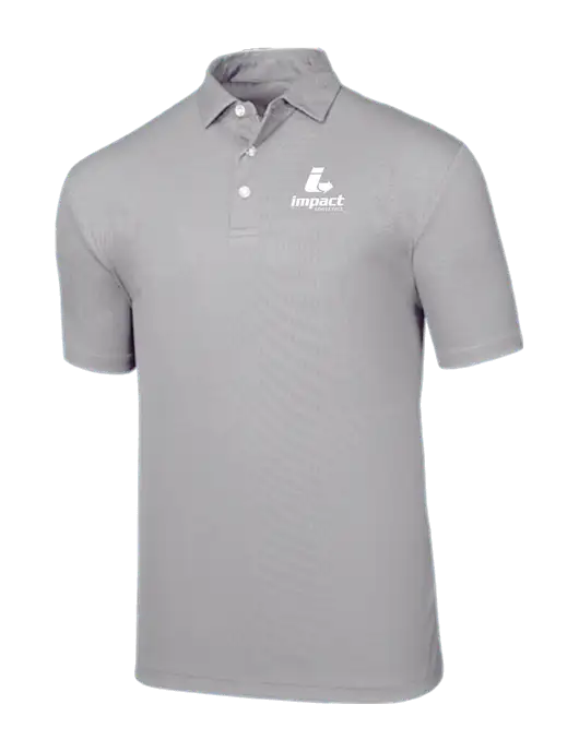 Callaway Birdseye Light Grey Polo w/Impact Logistics Logo