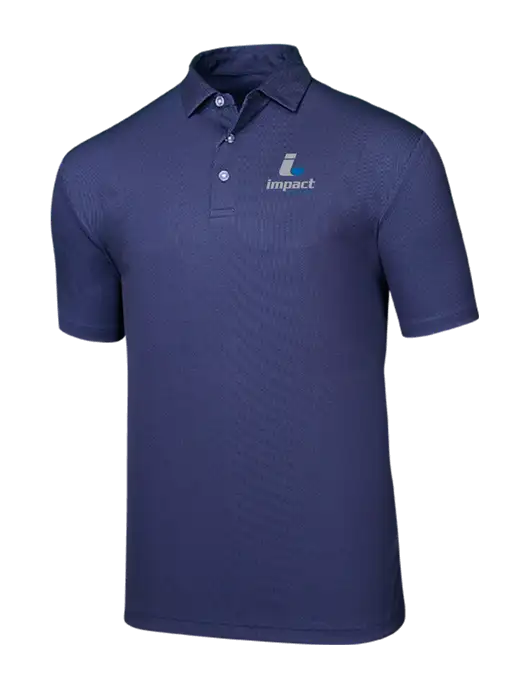 Callaway Birdseye Navy Polo w/Impact Logistics Logo