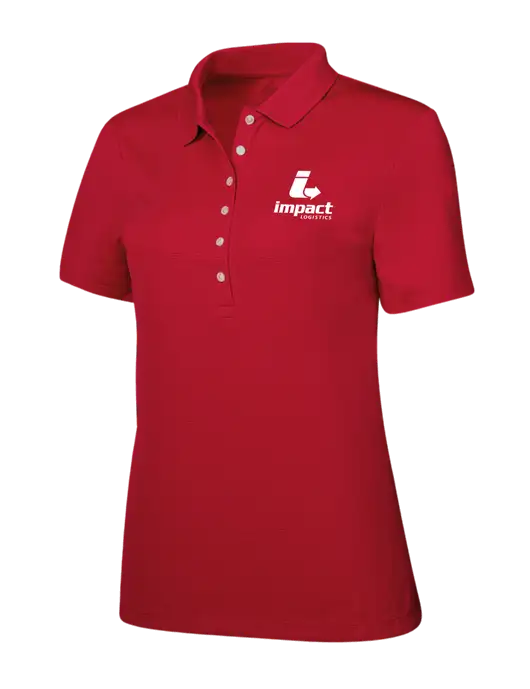 Callaway Womens Ottoman Red Polo w/Impact Logistics Logo