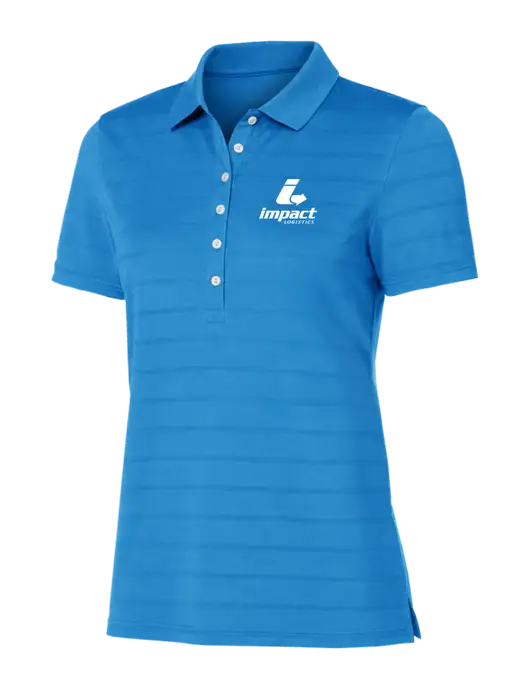 Callaway Womens Royal Blue Ventilated Polo w/Impact Logistics Logo