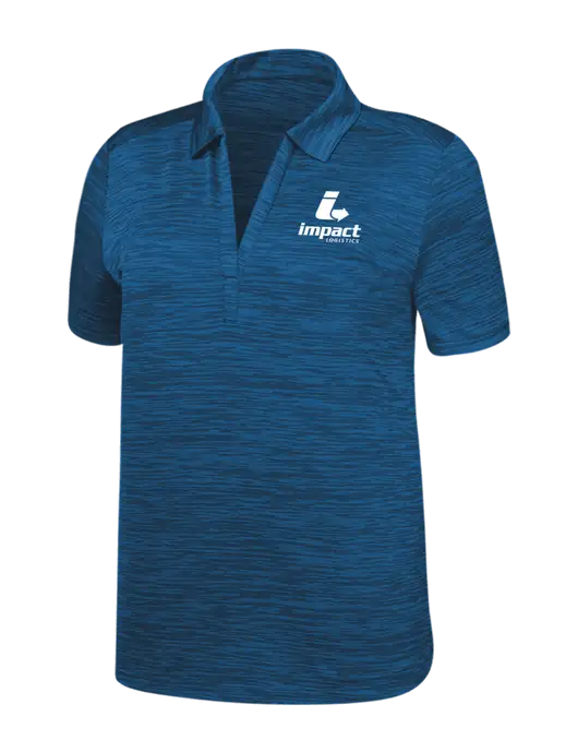 Callaway Womens Medium Slate Blue Broken Stripe w/Impact Logistics Logo