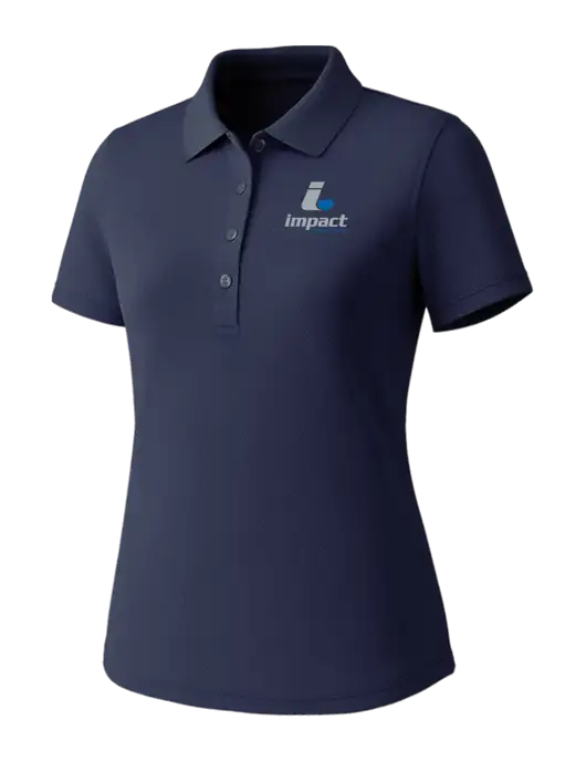 Callaway Womens Core Navy Performance Polo w/Impact Logistics Logo