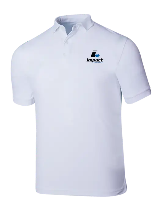 Callaway Ottoman Bright White Polo w/Impact Logistics Logo