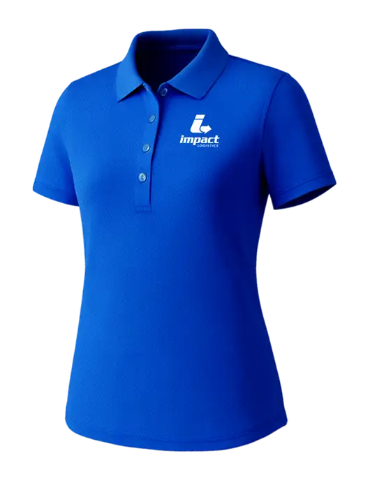 Callaway Womens Core Royal Performance Polo w/Impact Logistics Logo