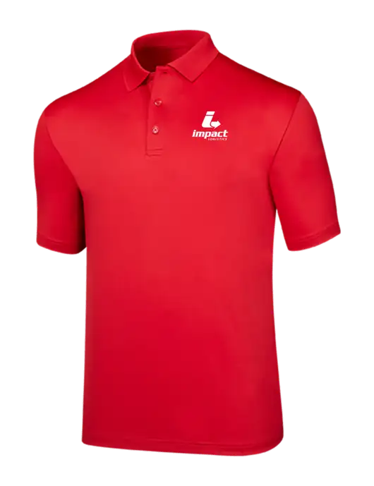 Callaway Opti-Dri Red Chev Polo w/Impact Logistics Logo