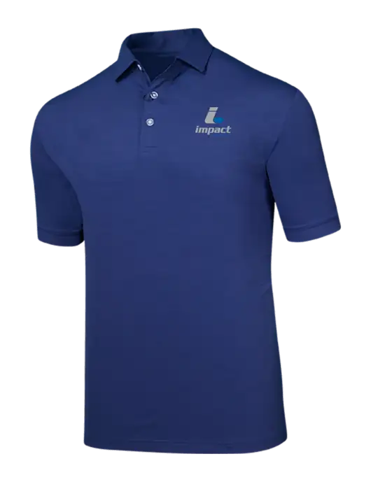 Callaway Navy Fashion Tonal Polo w/Impact Logistics Logo