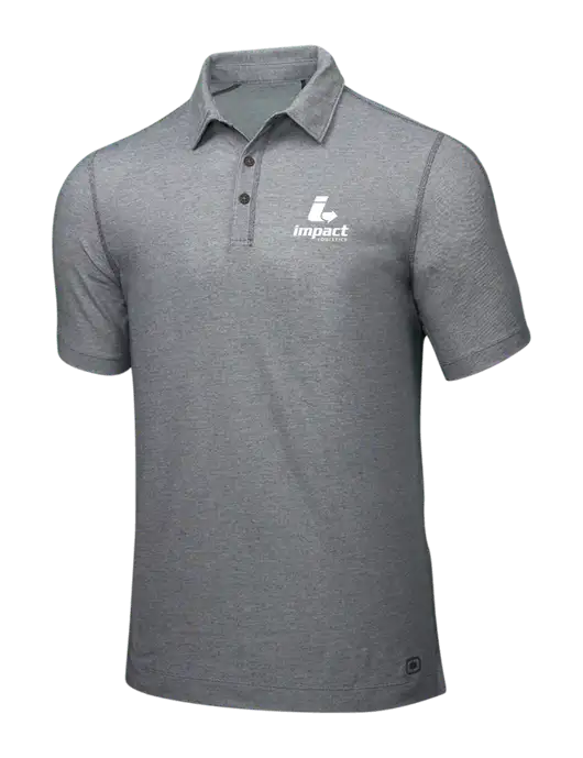 OGIO Medium Grey ONYX Polo w/Impact Logistics Logo