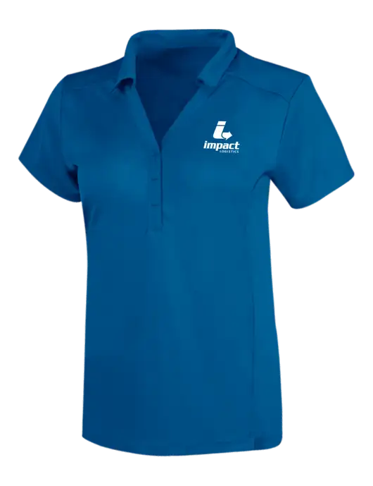 OGIO Royal Blue Womens Framework Polo w/Impact Logistics Logo