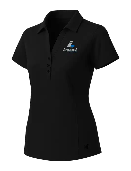 OGIO Womens Blacktop ONYX Polo w/Impact Logistics Logo