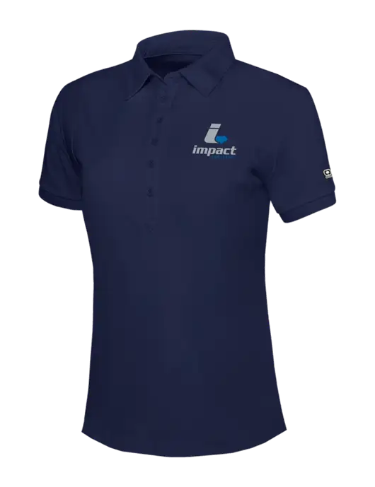 OGIO Womens Navy Jewel Polo w/Impact Logistics Logo