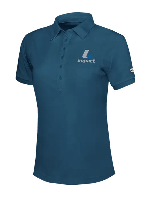 OGIO Womens Light Navy Jewel Polo w/Impact Logistics Logo