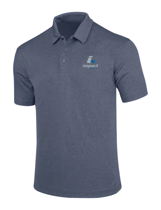 True Navy Trace Heather Polo w/Impact Logistics Logo
