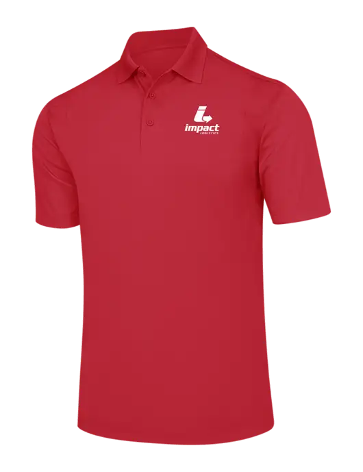 Red Micropique Sport-Wick Polo w/Impact Logistics Logo