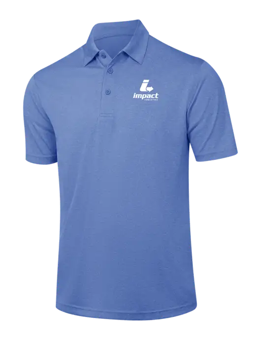 Royal Heather Contender Polo w/Impact Logistics Logo