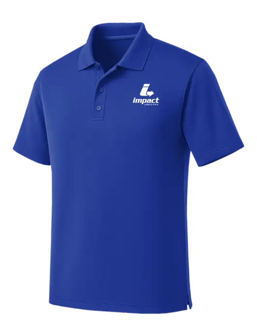 Dark Royal Dry Zone UV Micro Mesh Polo w/Impact Logistics Logo