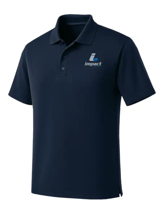 Dark Navy Dry Zone UV Micro Mesh Polo w/Impact Logistics Logo