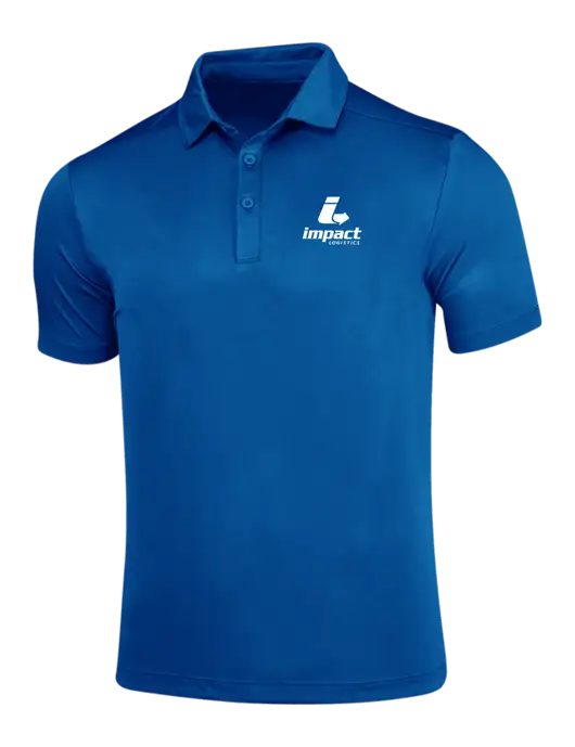True Royal Posi-UV Pro Polo w/Impact Logistics Logo
