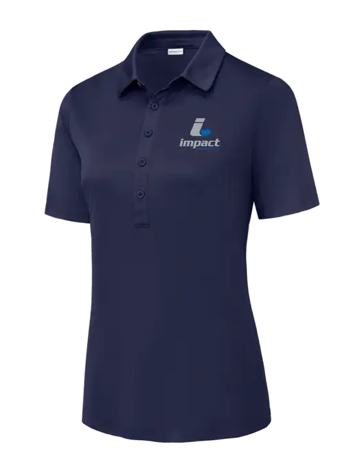 True Navy Womens Posi-UV Pro Polo w/Impact Logistics Logo