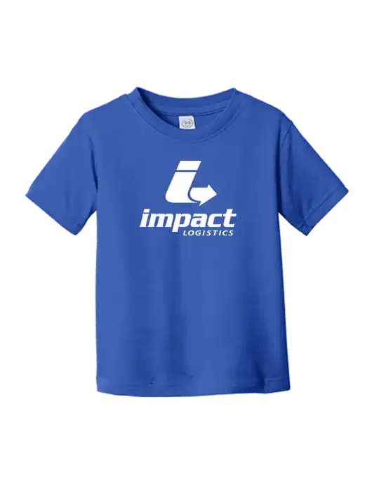 Rabbit Skins Royal Toddler Fine Jersey Tee w/Impact Logistics Logo