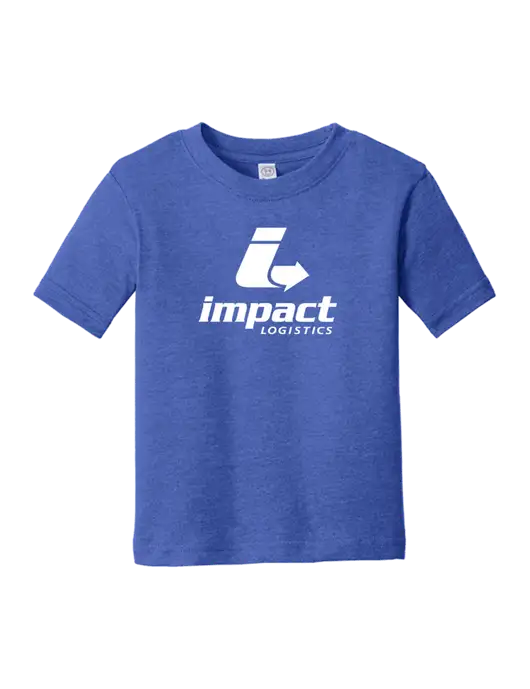 Rabbit Skins Vintage Royal Toddler Fine Jersey Tee w/Impact Logistics Logo