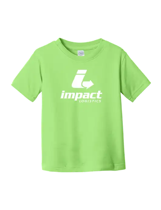 Rabbit Skins Key Lime Toddler Fine Jersey Tee w/Impact Logistics Logo