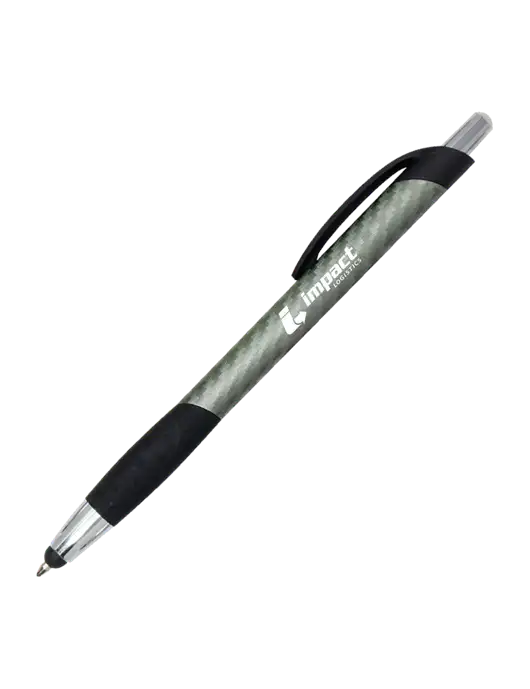Sunray Gunmetal Stylus Pen w/Impact Logistics Logo