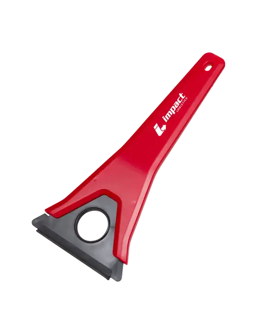 TriBlade Red Windshield Scraper w/Impact Logistics Logo