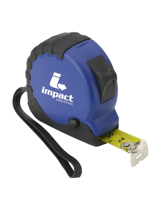 Blue Tape Measure, 16' w/Impact Logistics Logo