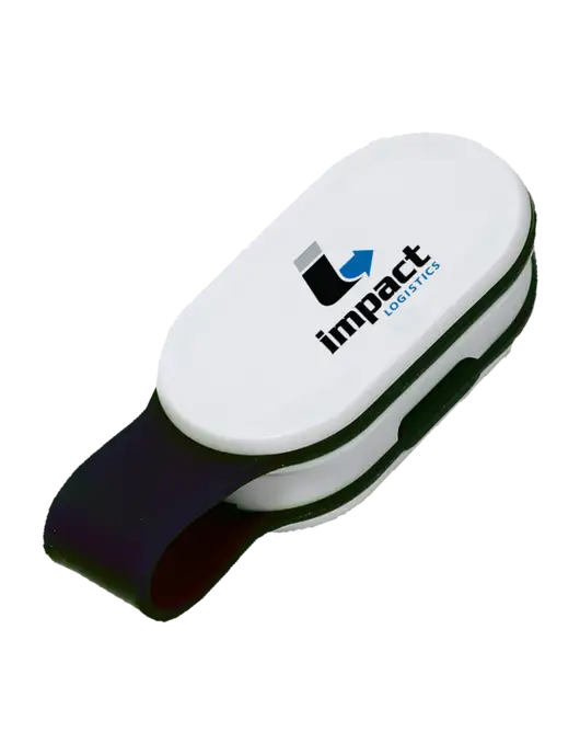 Magna Clip Black Personal Safety Light w/Impact Logistics Logo