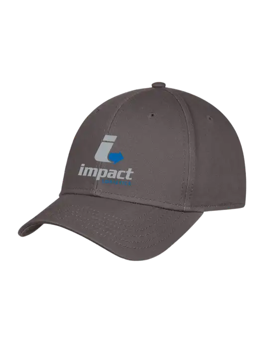 Charcoal Structured Cap Hook & Loop w/Impact Logistics Logo