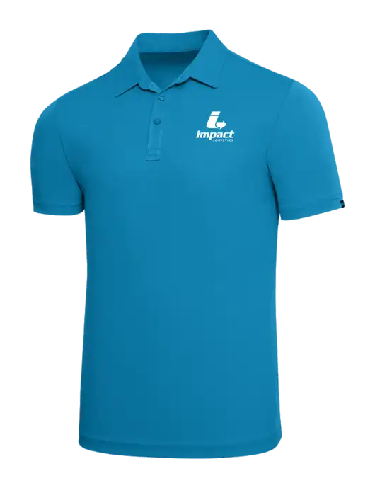 TravisMathew Sapphire Solid Oceanside Polo w/Impact Logistics Logo