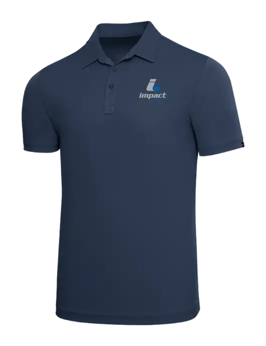 TravisMathew Navy Solid Oceanside Polo w/Impact Logistics Logo