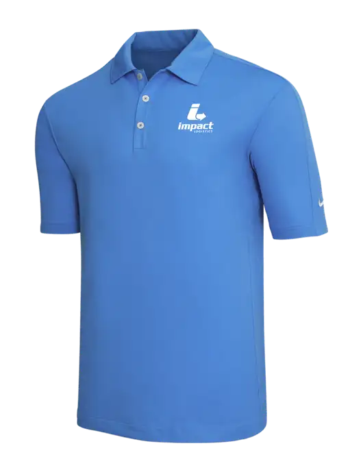 Nike Light Royal Blue Tech Sport Dri-FIT Polo w/Impact Logistics Logo