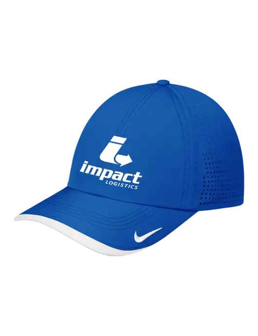 Nike Royal/White Dri-FIT Perforated Performance Cap w/Impact Logistics Logo