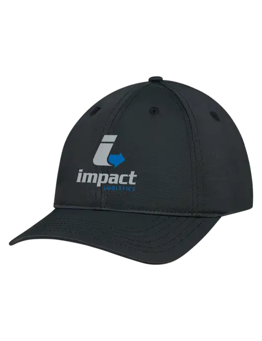 Black Nylon Twill Performance Cap w/Impact Logistics Logo